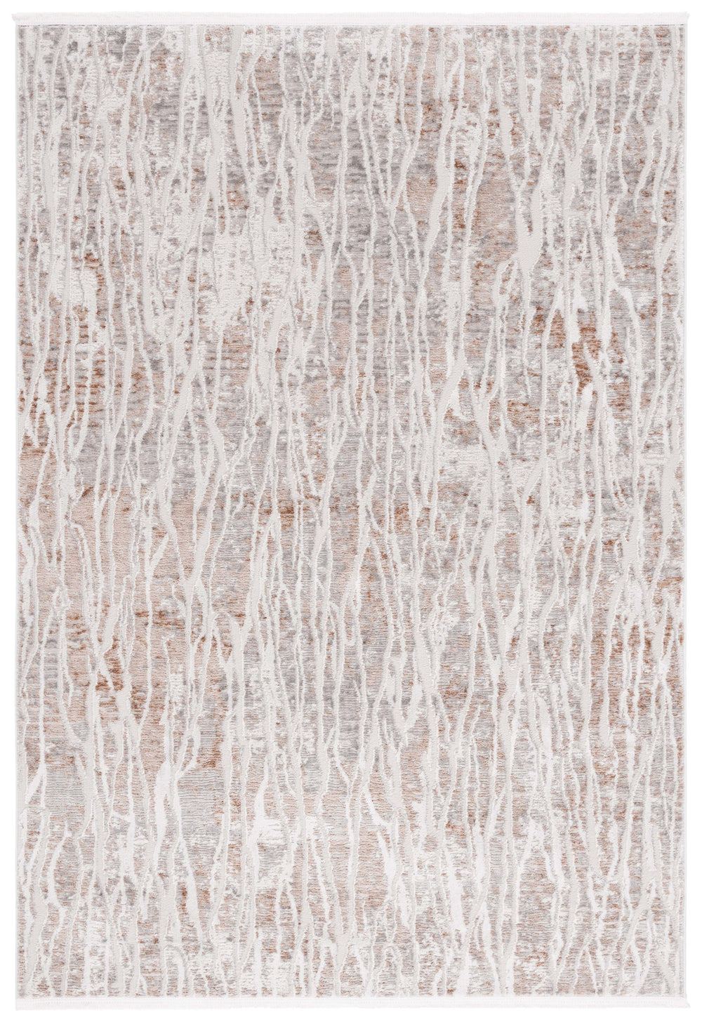 Safavieh Mila Power Loomed Area Rug - Modern Abstract Design In Neutral Hues For Elegant Home Décor Beige ,Grey Polyester Mil232b-4