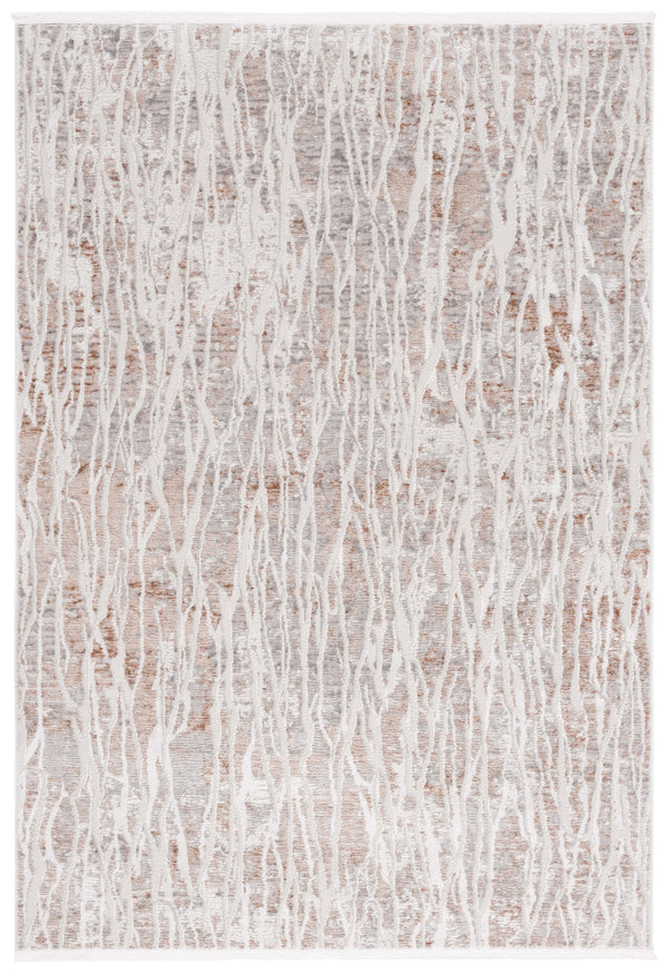 Safavieh Mila Power Loomed Area Rug - Modern Abstract Design In Neutral Hues For Elegant Home Décor Beige ,Grey Polyester Mil232b-4