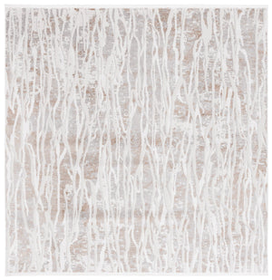 Safavieh Mila Power Loomed Area Rug - Modern Abstract Design In Neutral Hues For Elegant Home Décor Beige ,Grey Polyester Mil232b-4