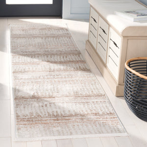 Safavieh Mila Modern Area Rug – Luxurious Turkish Textile, Elegant Ivory & Beige Design For Chic Spaces Ivory ,Beige Grey Polyester Mil234a-9