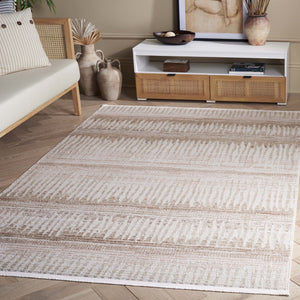 Safavieh Mila Modern Area Rug – Luxurious Turkish Textile, Elegant Ivory & Beige Design For Chic Spaces Ivory ,Beige Grey Polyester Mil234a-9