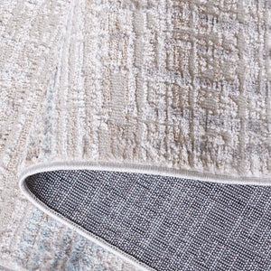 Safavieh Mila Modern Area Rug – Luxurious Turkish Textile, Elegant Ivory & Beige Design For Chic Spaces Beige ,Blue Polyester Mil234b-7r