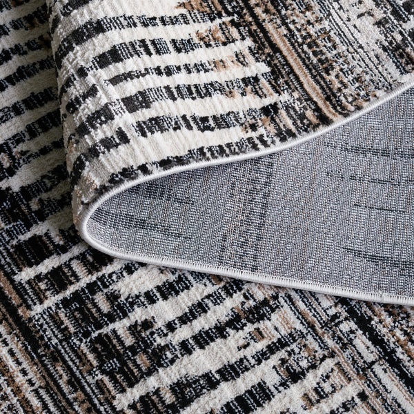 Safavieh Mila Bohemian Style Runner Rug – Artistic Turkish Design For Elegant Home Décor And Warmth Beige ,Ivory Black Polyester Mil234c-5