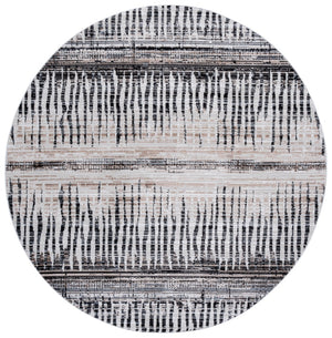 Safavieh Mila Bohemian Area Rug – Luxurious Polyester, Durable Craftsmanship, Perfect For Cozy Spaces Beige ,Ivory Black Polyester Mil234c-4