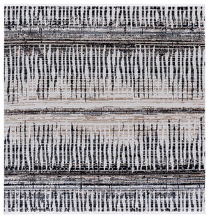 Safavieh Mila Bohemian Style Runner Rug – Artistic Turkish Design For Elegant Home Décor And Warmth Beige ,Ivory Black Polyester Mil234c-7sq