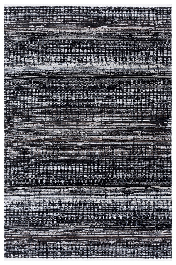 Safavieh Mila Bohemian Style Runner Rug – Artistic Turkish Design For Elegant Home Décor And Warmth Black ,Beige Ivory Polyester Mil234z-5