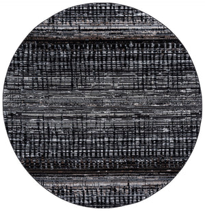 Safavieh Mila Bohemian Area Rug – Luxurious Polyester, Durable Craftsmanship, Perfect For Cozy Spaces Black ,Beige Ivory Polyester Mil234z-8
