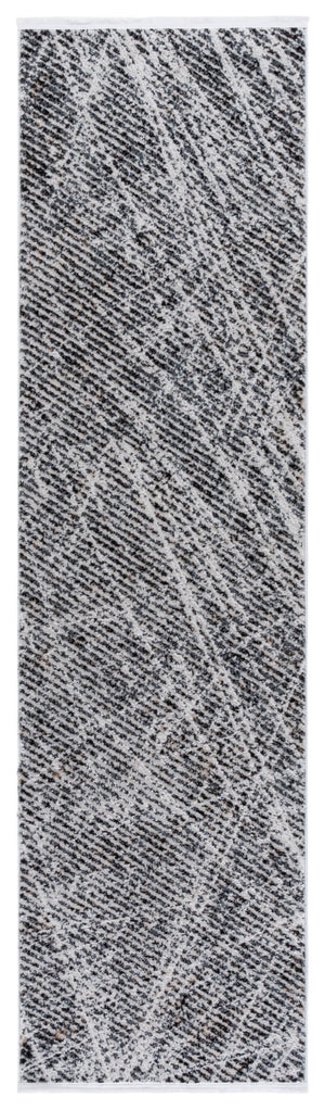 Safavieh Mila Elegant Area Rug In Ivory And Grey For Modern Spaces - Perfect For Hallways And Accent Decor Ivory ,Grey Black Polyester Mil236a-28