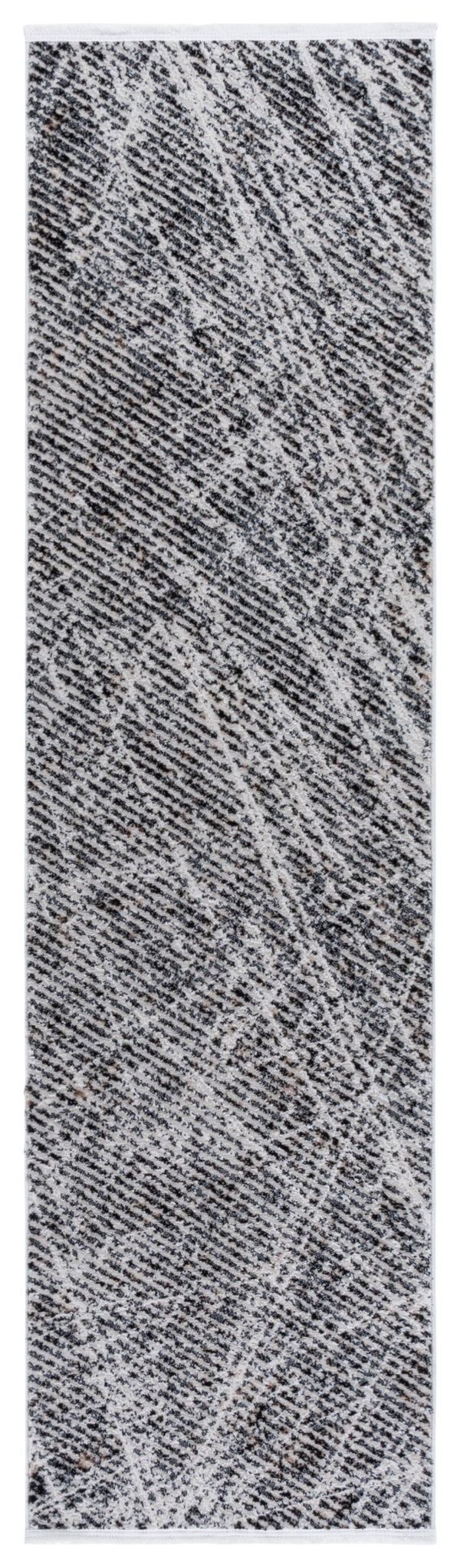 Safavieh Mila Elegant Area Rug In Ivory And Grey For Modern Spaces - Perfect For Hallways And Accent Decor Ivory ,Grey Black Polyester Mil236a-28