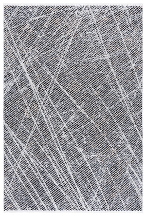 Safavieh Mila Elegant Area Rug In Ivory And Grey For Modern Spaces - Perfect For Hallways And Accent Decor Ivory ,Grey Black Polyester Mil236a-5