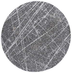 Safavieh Mila Elegant Area Rug In Ivory And Grey For Modern Spaces - Perfect For Hallways And Accent Decor Ivory ,Grey Black Polyester Mil236a-7r
