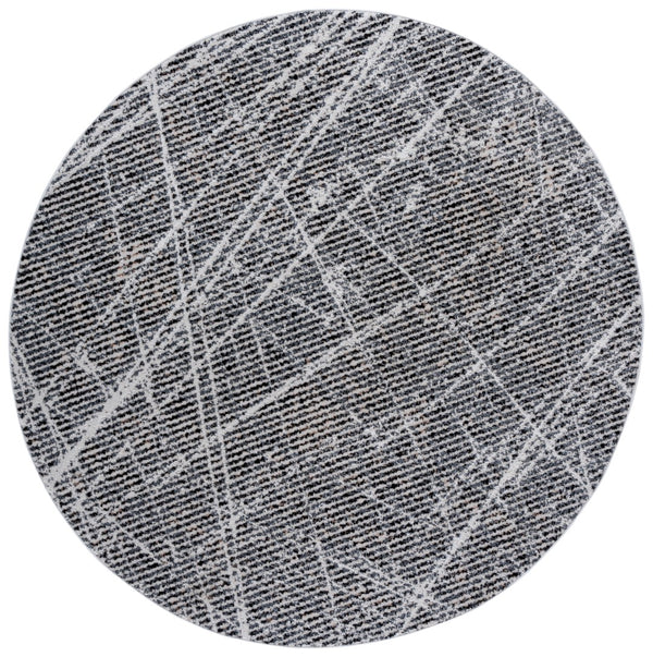 Safavieh Mila Small Rectangle Area Rug – Elegant Power Loomed Design In Chic Ivory And Grey For Any Space Ivory ,Grey Black Polyester Mil236a-8