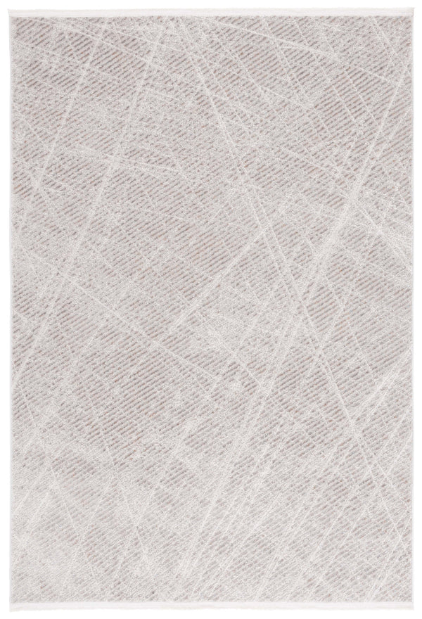 Safavieh Mila Modern Area Rug - Luxurious Abstract Design For Comfort And Style In Any Home Décor Space Grey ,Ivory Polyester Mil236f-9