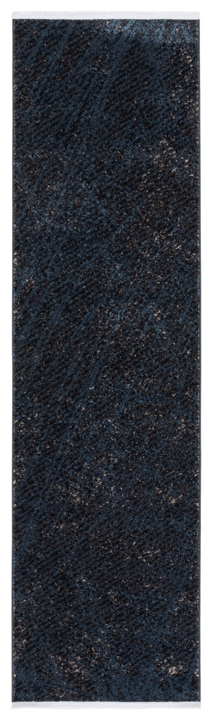 Safavieh Mila Small Rectangle Area Rug – Elegant Power Loomed Design In Chic Ivory And Grey For Any Space Dark Blue ,Black Polyester Mil236l-8