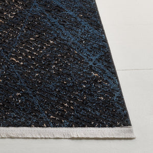 Safavieh Mila Elegant Area Rug In Ivory And Grey For Modern Spaces - Perfect For Hallways And Accent Decor Dark Blue ,Black Polyester Mil236l-5