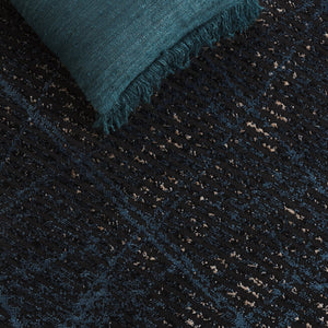 Safavieh Mila Small Rectangle Area Rug – Elegant Power Loomed Design In Chic Ivory And Grey For Any Space Dark Blue ,Black Polyester Mil236l-8