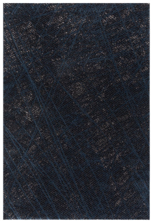 Safavieh Mila Elegant Area Rug In Ivory And Grey For Modern Spaces - Perfect For Hallways And Accent Decor Dark Blue ,Black Polyester Mil236l-5