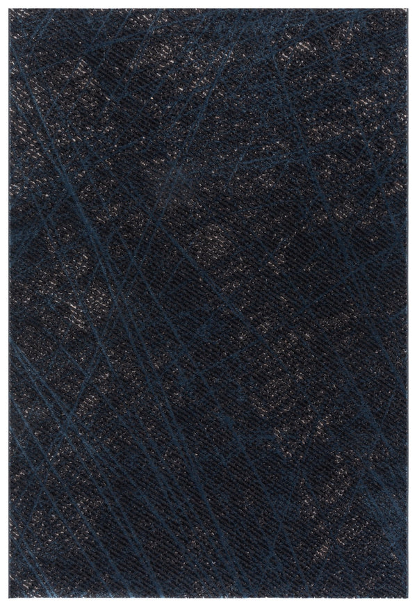 Safavieh Mila Elegant Area Rug In Ivory And Grey For Modern Spaces - Perfect For Hallways And Accent Decor Dark Blue ,Black Polyester Mil236l-5