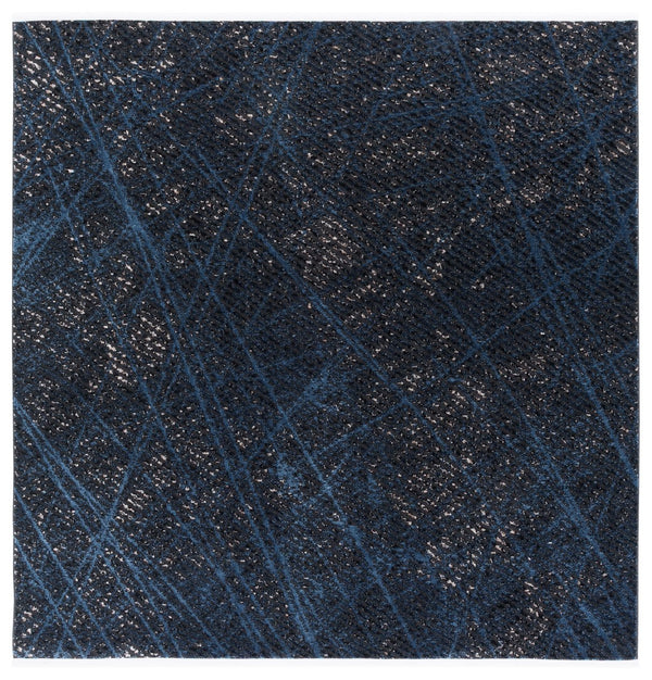 Safavieh Mila Elegant Area Rug In Ivory And Grey For Modern Spaces - Perfect For Hallways And Accent Decor Dark Blue ,Black Polyester Mil236l-7sq