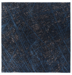 Safavieh Mila Small Rectangle Area Rug – Elegant Power Loomed Design In Chic Ivory And Grey For Any Space Dark Blue ,Black Polyester Mil236l-8