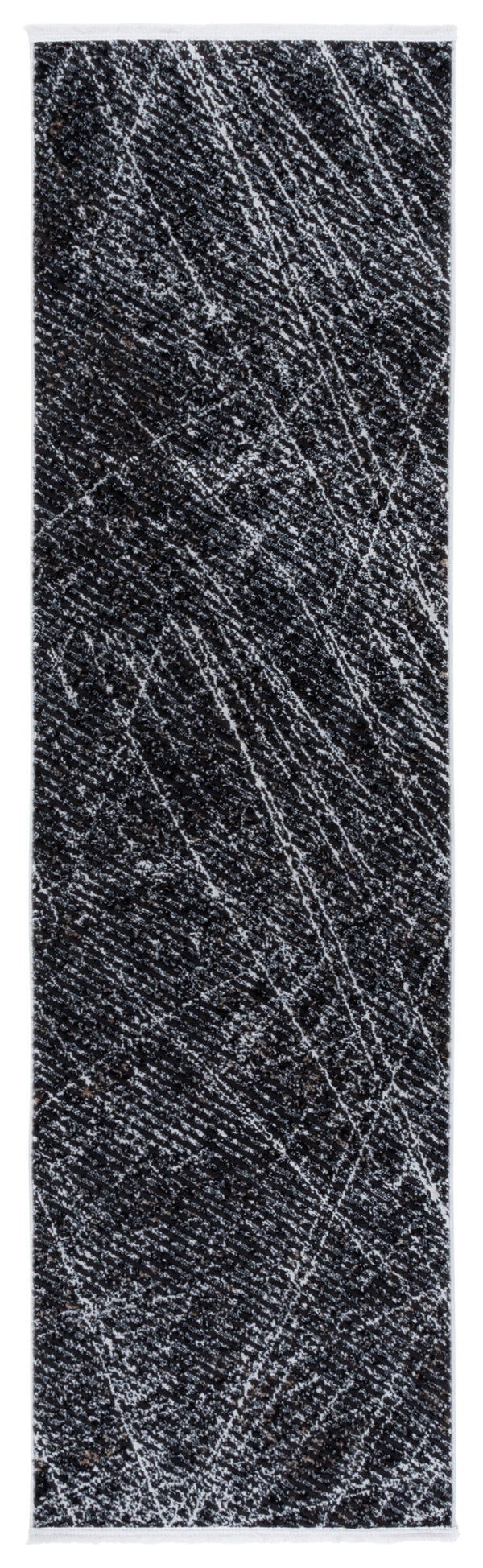 Safavieh Mila Elegant Area Rug In Ivory And Grey For Modern Spaces - Perfect For Hallways And Accent Decor Black ,Beige Ivory Polyester Mil236z-28