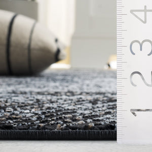 Safavieh Mila Elegant Area Rug In Ivory And Grey For Modern Spaces - Perfect For Hallways And Accent Decor Black ,Beige Ivory Polyester Mil236z-5