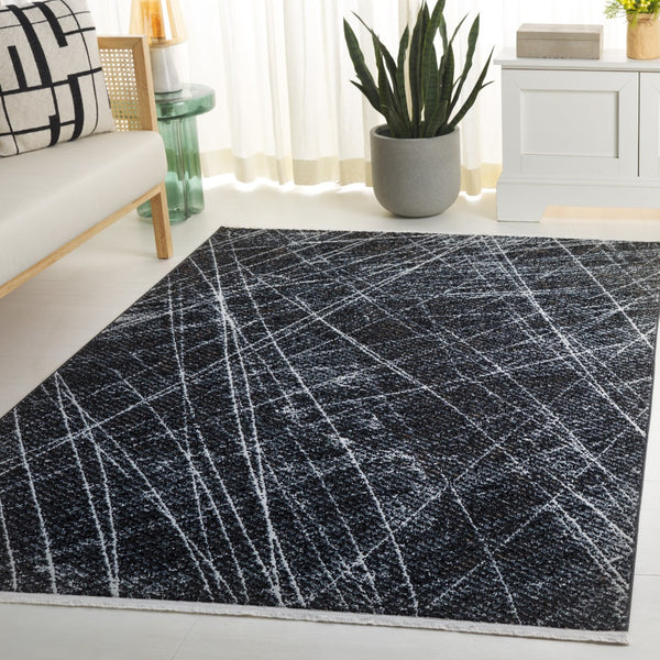 Safavieh Mila Small Rectangle Area Rug – Elegant Power Loomed Design In Chic Ivory And Grey For Any Space Black ,Beige Ivory Polyester Mil236z-8