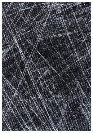 Safavieh Mila Elegant Area Rug In Ivory And Grey For Modern Spaces - Perfect For Hallways And Accent Decor Black ,Beige Ivory Polyester Mil236z-5