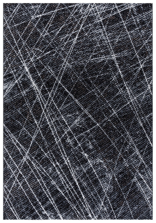 Safavieh Mila Elegant Area Rug In Ivory And Grey For Modern Spaces - Perfect For Hallways And Accent Decor Black ,Beige Ivory Polyester Mil236z-5