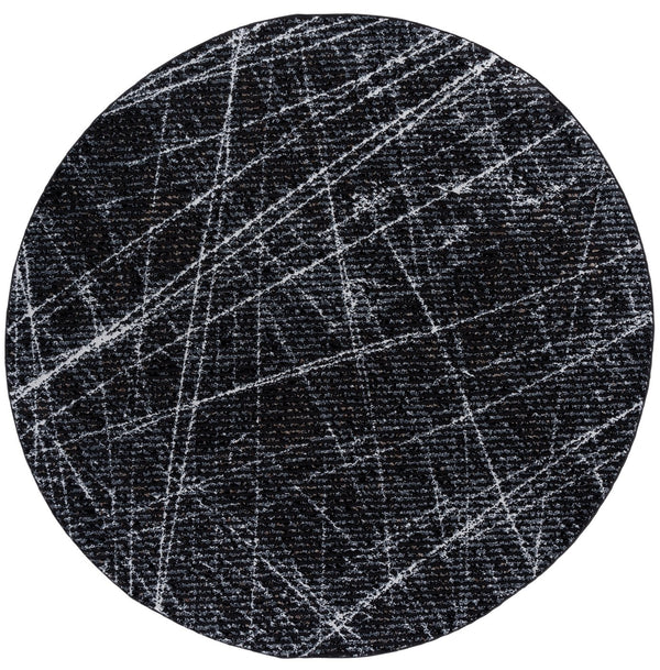 Safavieh Mila Elegant Area Rug In Ivory And Grey For Modern Spaces - Perfect For Hallways And Accent Decor Black ,Beige Ivory Polyester Mil236z-7r