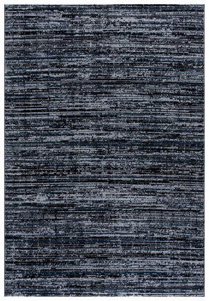 Safavieh Mila Elegant Runner Rug In Deep Blue And Modern Black - Sophisticated Accent For Any Hallway Dark Blue ,Black Polyester Mil238l-5