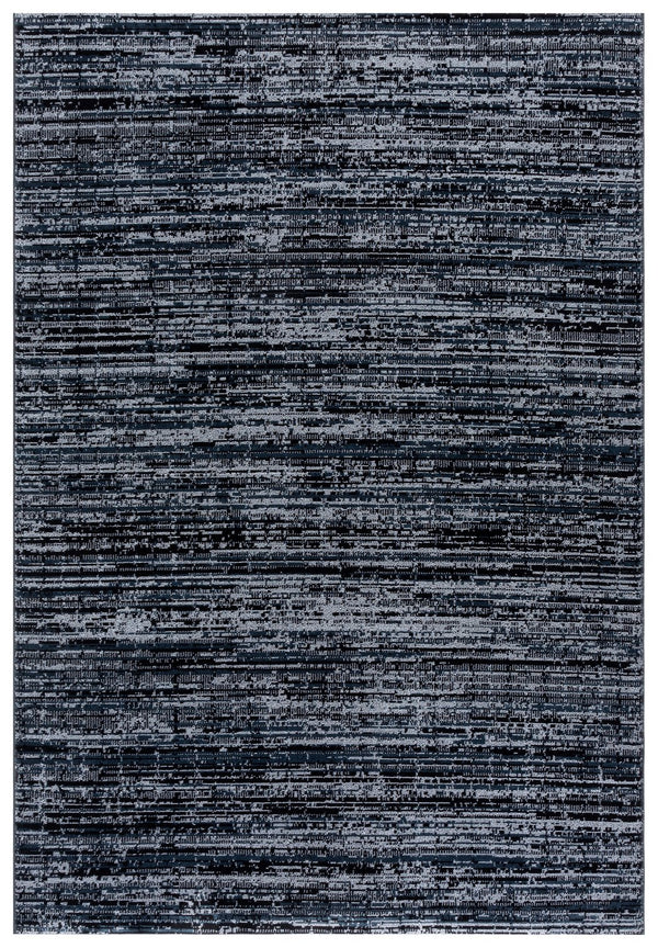 Safavieh Mila Elegant Runner Rug In Deep Blue And Modern Black - Sophisticated Accent For Any Hallway Dark Blue ,Black Polyester Mil238l-5