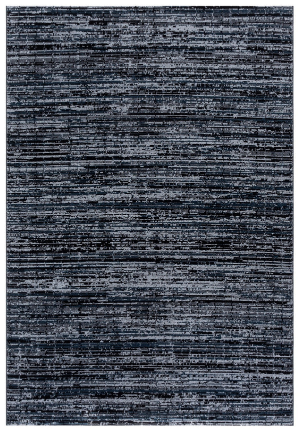 Safavieh Mila Elegant Area Rug In Rich Dark Blue And Black Tones, Perfect For Modern Decor Enhancement Dark Blue ,Black Polyester Mil238l-4