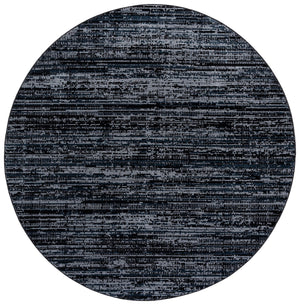 Safavieh Mila Elegant Runner Rug In Deep Blue And Modern Black - Sophisticated Accent For Any Hallway Dark Blue ,Black Polyester Mil238l-7r