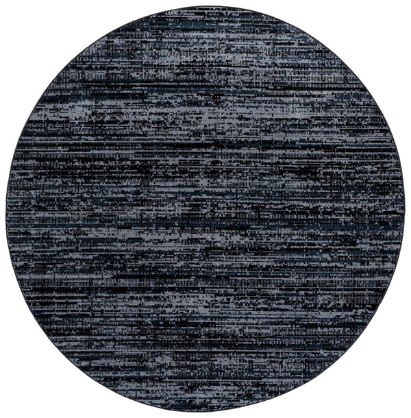 Safavieh Mila Elegant Area Rug In Rich Dark Blue And Black Tones, Perfect For Modern Decor Enhancement Dark Blue ,Black Polyester Mil238l-4