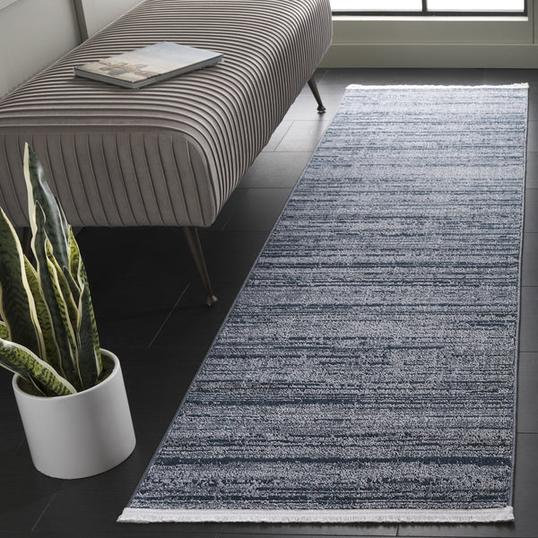 Safavieh Mila Modern Area Rug - Elegant Blue And Ivory Design For Sophisticated Living Spaces At Home Blue ,Ivory Polyester Mil238m-4