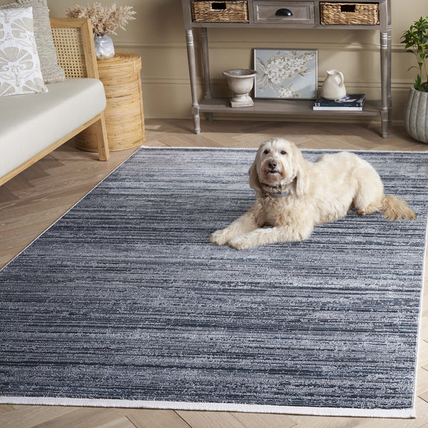 Safavieh Mila Modern Area Rug - Elegant Blue And Ivory Design For Sophisticated Living Spaces At Home Blue ,Ivory Polyester Mil238m-4