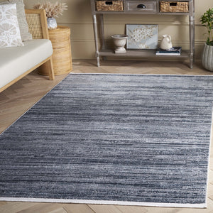 Safavieh Mila Modern Area Rug - Elegant Blue And Ivory Design For Sophisticated Living Spaces At Home Blue ,Ivory Polyester Mil238m-4