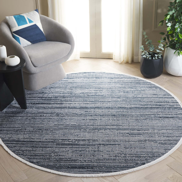 Safavieh Mila Modern Area Rug - Elegant Blue And Ivory Design For Sophisticated Living Spaces At Home Blue ,Ivory Polyester Mil238m-4