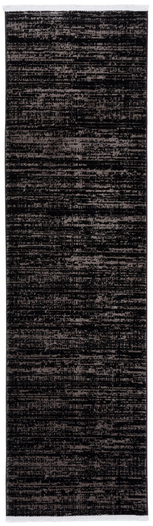 Safavieh Mila Elegant Runner Rug In Deep Blue And Modern Black - Sophisticated Accent For Any Hallway Brown ,Black Polyester Mil238s-28
