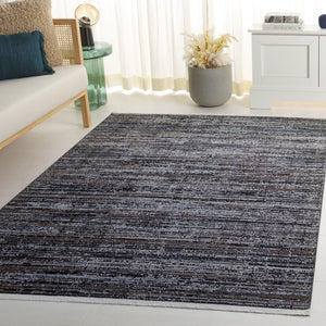 Safavieh Mila Elegant Runner Rug In Deep Blue And Modern Black - Sophisticated Accent For Any Hallway Brown ,Ivory Black Polyester Mil238t-5