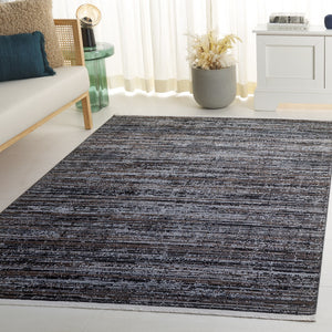 Safavieh Mila Elegant Area Rug In Rich Dark Blue And Black Tones, Perfect For Modern Decor Enhancement Brown ,Ivory Black Polyester Mil238t-4