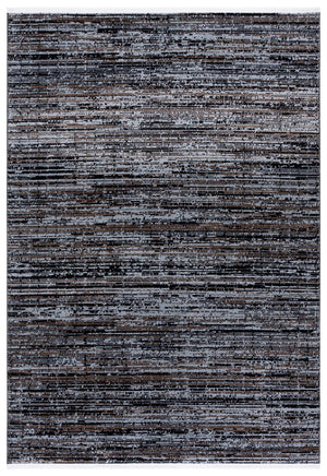 Safavieh Mila Elegant Runner Rug In Deep Blue And Modern Black - Sophisticated Accent For Any Hallway Brown ,Ivory Black Polyester Mil238t-5