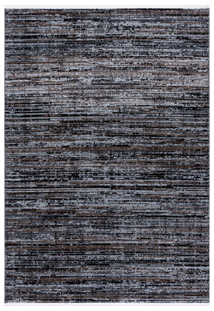 Safavieh Mila Elegant Area Rug In Rich Dark Blue And Black Tones, Perfect For Modern Decor Enhancement Brown ,Ivory Black Polyester Mil238t-4