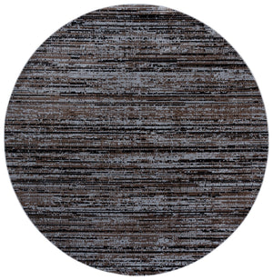 Safavieh Mila Elegant Runner Rug In Deep Blue And Modern Black - Sophisticated Accent For Any Hallway Brown ,Ivory Black Polyester Mil238t-7r