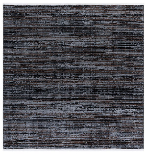 Safavieh Mila Elegant Runner Rug In Deep Blue And Modern Black - Sophisticated Accent For Any Hallway Brown ,Ivory Black Polyester Mil238t-7sq