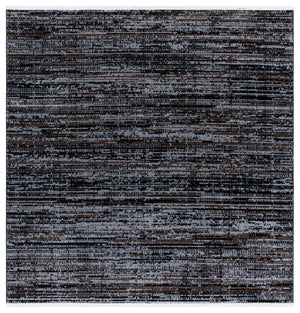 Safavieh Mila Elegant Area Rug In Rich Dark Blue And Black Tones, Perfect For Modern Decor Enhancement Brown ,Ivory Black Polyester Mil238t-4