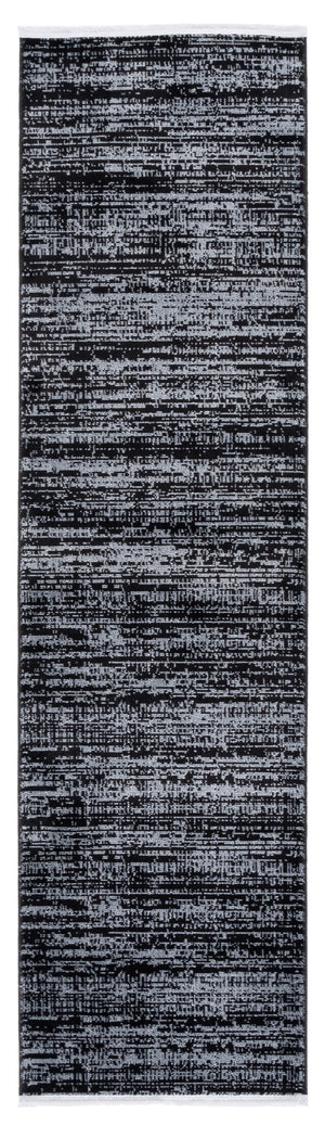 Safavieh Mila Elegant Area Rug In Rich Dark Blue And Black Tones, Perfect For Modern Decor Enhancement Black ,Ivory Polyester Mil238z-4