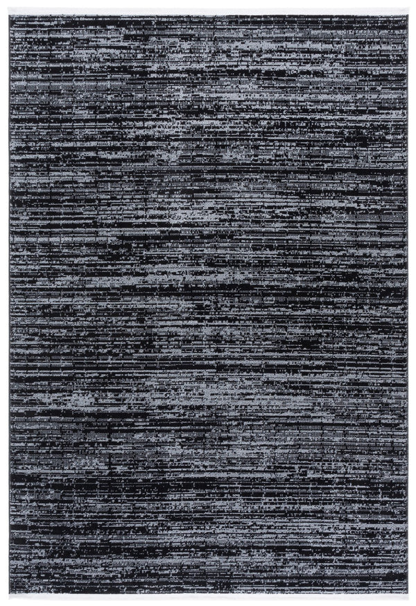 Safavieh Mila Elegant Runner Rug In Deep Blue And Modern Black - Sophisticated Accent For Any Hallway Black ,Ivory Polyester Mil238z-5