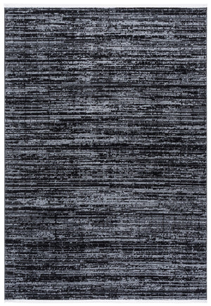 Safavieh Mila Elegant Area Rug In Rich Dark Blue And Black Tones, Perfect For Modern Decor Enhancement Black ,Ivory Polyester Mil238z-4